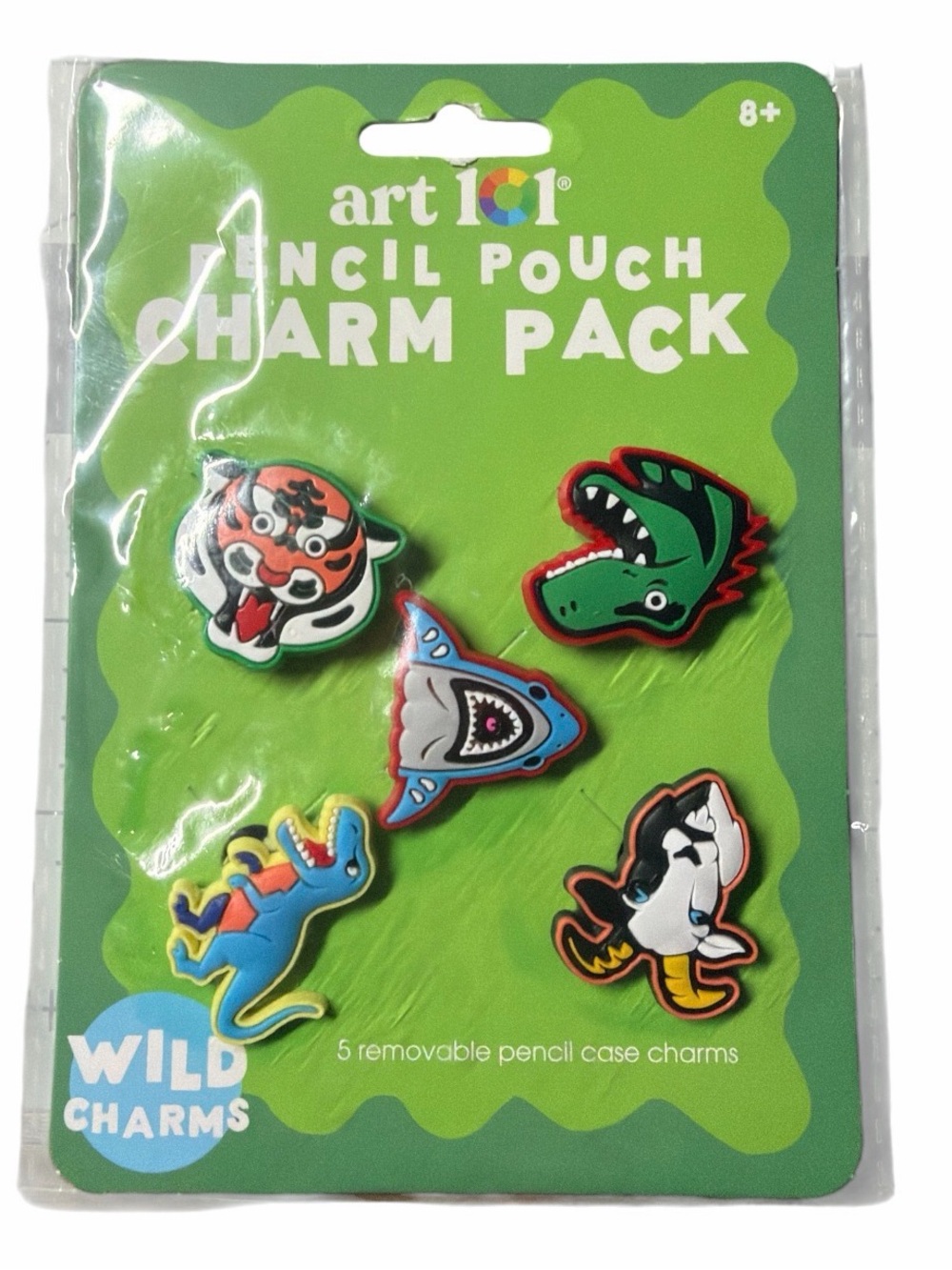 Wild Charms Pencil Pouch Charm Pack - Green
